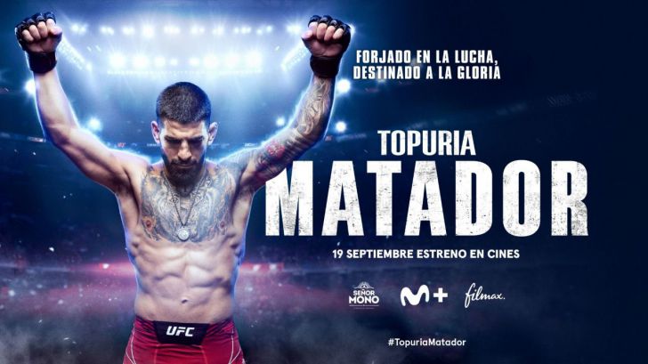 'Topuria: Matador', estreno en cines el 19 de septiembre y próximamente en exclusiva en Movistar Plus+