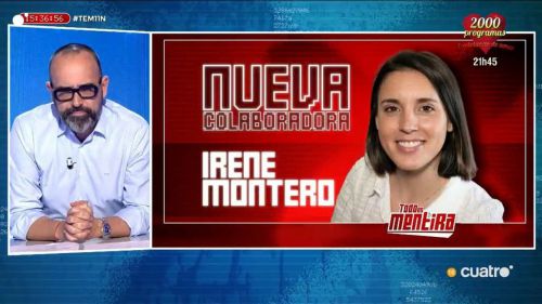 Irene Montero ficha por 'Todo es mentira'